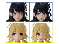 Bandai 2676312 The Idolmaster Shiny Colors 30 Minutes Sisters Option Hair Style & Face Parts (Kazano Hiori & Hachimiya Meguru) Accessory Kit Set