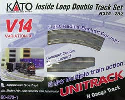 KATO 208731 N V14 Double Track Inner Loop Set