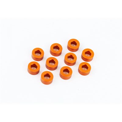 XRay 303125-O ALU SHIM 3x6x3.0MM (10) - ORANGE