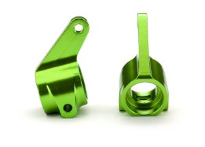Traxxas 3636G Aluminum Steering Blocks w/Ball Bearings (Green) (2)