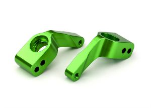 Traxxas 3652G Aluminum Stub Axle Carriers (Green) (2)