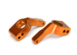 Traxxas 3652T Aluminum Stub Axle Carrier (Orange) (2)