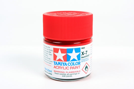 Tamiya 81007 X-7 Acrylic Red