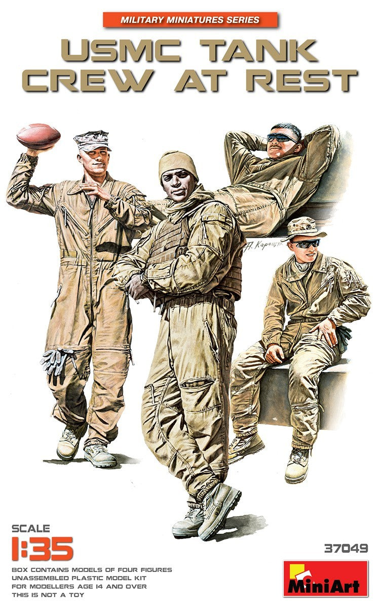 MiniArt Models 37049 USMC Tank Crew at Rest (1/35)