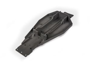 Traxxas 3722X Lower chassis (black) (166mm long battery compartment) (fits both flat and hump style battery packs)(use only with #3725R ESC mounting plate)