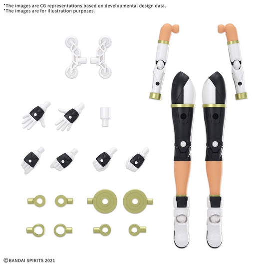 Bandai 2805086 30MS OP-26 Option Parts Set 26 Climb Costume [Color C]