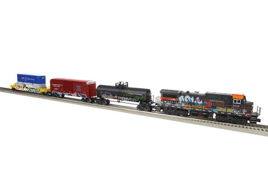 Lionel 2223110 O Graffiti Freight Train Set - 3-Rail - LionChief Sound & Control
