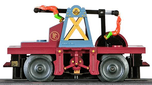 Lionel 628425 O Operating Handcar - Conventional 3-Rail -- Polar Express