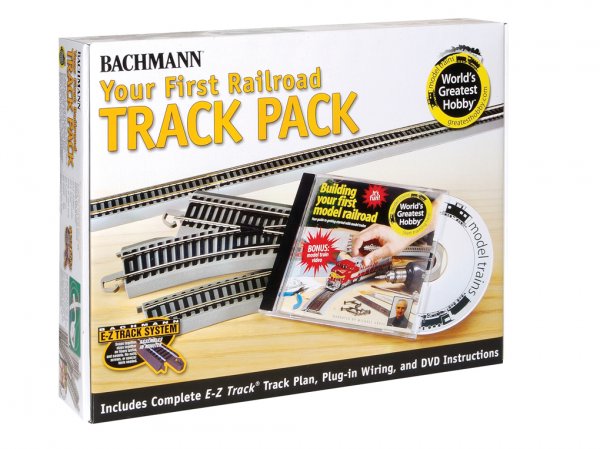 Bachmann 44596 Greatest Hobby HO Your First Railroad Track Pack - E-Z Track(R)