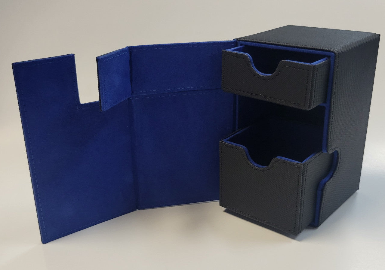 Gamerz Guard DB02395 Mythic Keep Flip n' Tray Deck Box Black/Blue