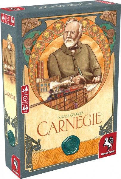 Pegasus Spiele 57007G CARNEGIE Board Game