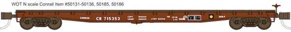 Wheels of Time 50131 Ready to Run -- Conrail #715353 (Boxcar Red) N Gauge
