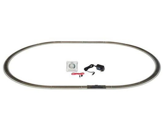 Bachmann 44551 HO Nickel Silver E-Z Oval Track Set w/ Speed Controller