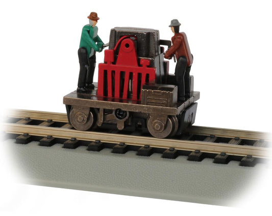 Bachmann 46223 Gandy Dancer Operating Hand Car - Red