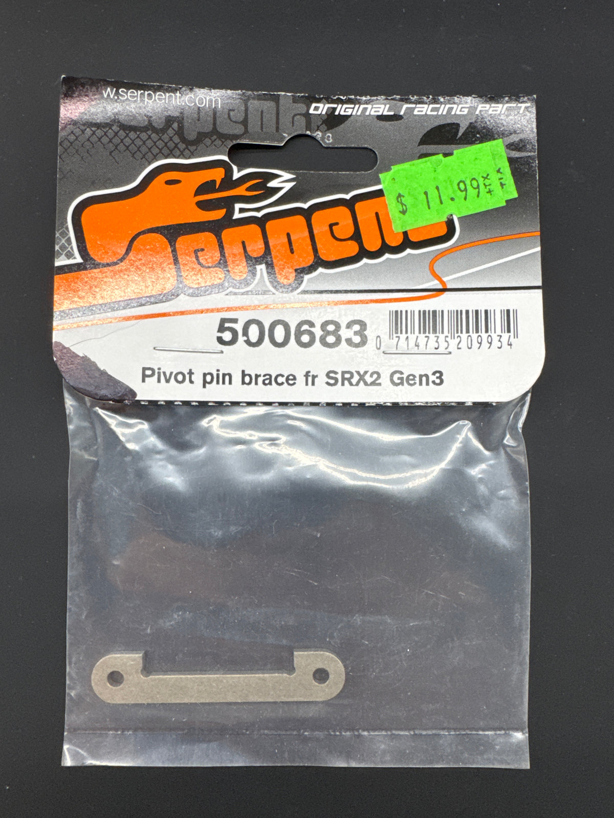 Serpent 500683 *DISC* Pivot pin brace fr SRX2 Gen3