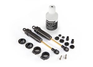 Traxxas 4761 *DISC* Shocks, X-long w/o springs (rear) (2)