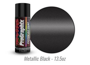 Traxxas 5075X ProGraphix "Metallic Black" Custom R/C Lexan Spray Paint (13.5oz)