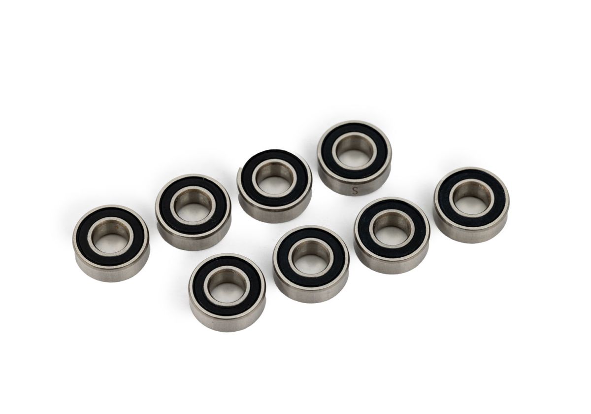 Traxxas 5116R Stainless Black-Seal Ball Bearings 5x11x4 mm (8)