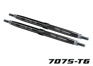 Traxxas 5141A Toe links, T-Maxx®/E-Maxx (TUBES black-anodized, 7075-T6 aluminum) (112mm, front)