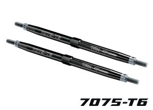 Traxxas 5143A Toe links, Maxx® (TUBES black-anodized, 7075-T6 aluminum) (124mm, rear)