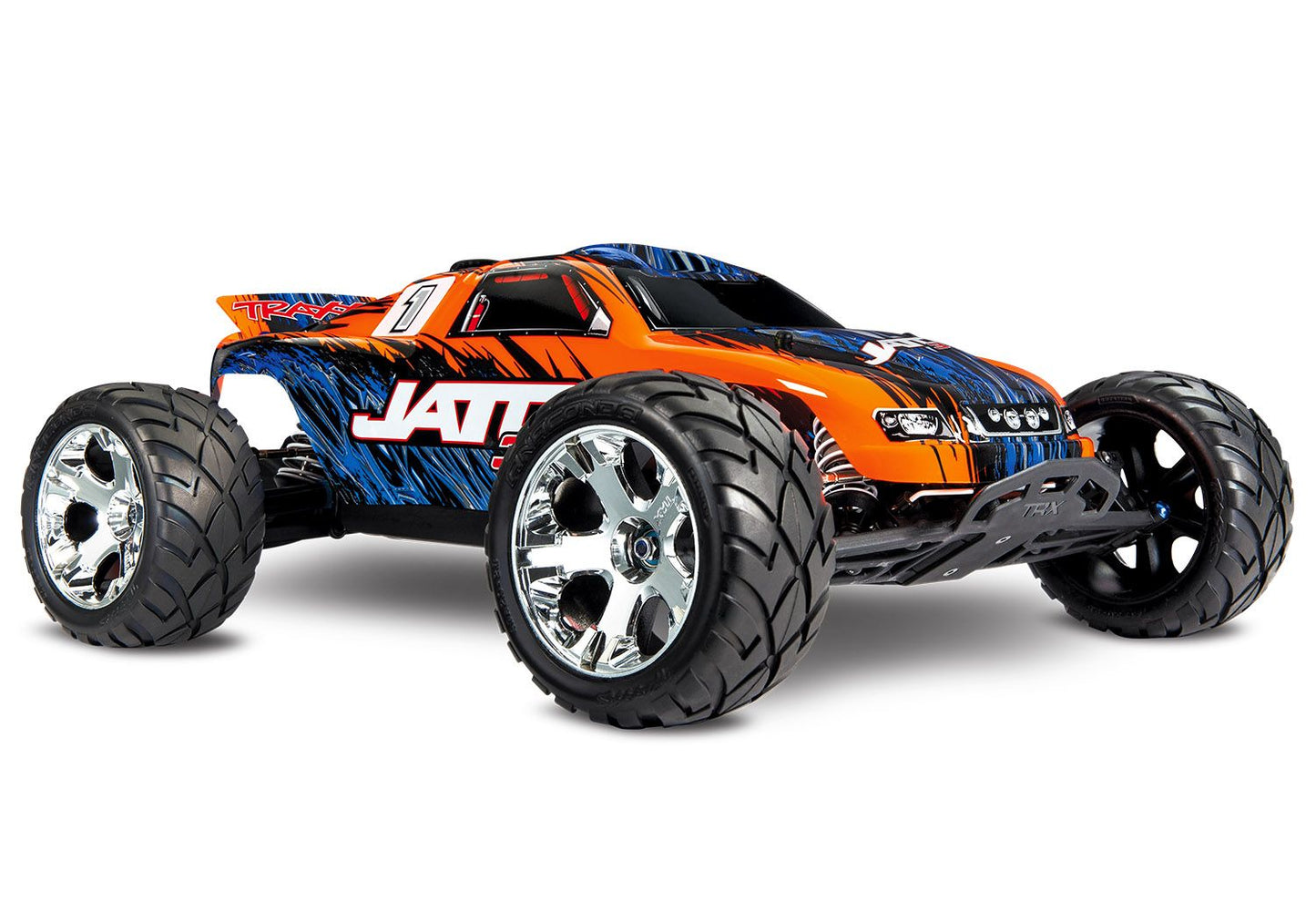 Traxxas 55077-3-ORNG Jato 3.3 2WD RTR Nitro Stadium Truck w/TQi (Orange) 2.4GHz, Telemetry, TSM, Easy Start & Charger
