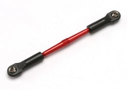 Traxxas 5595 Turnbuckle, aluminum (red-anodized), front toe link, 61mm (1)