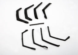 Traxxas 5617 Fender flairs, front & rear (4)/ fender flair retainers, front & rear (4)/ 2.5x6mm CS (22)