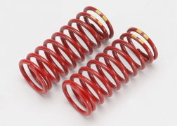 Traxxas 5648 Spring, shock (red) (long) (GTR) (4.9 rate double yellow stripe) (1 pair)