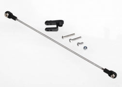 Traxxas 5741 Rudder pushrod, assembled/ servo horn/ 3x18mm BCS (stainless) (1)/ 3x15mm CS (stainless) (1)/ 3x6mm CS (stainless) (1)/ NL 3.0 (1)