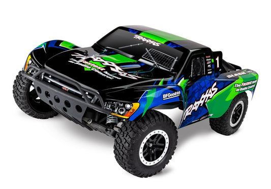 Traxxas 58076-74-GRN Slash VXL 1/10 RTR 2WD Short Course Truck (Green) w/Magnum 272R, TQi 2.4GHz Radio & TSM