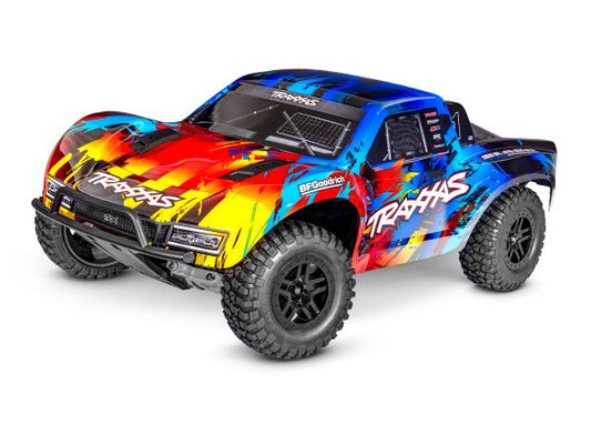 Traxxas 58434-4-RNRX Slash VX3 1/10 RTR 2WD Brushless Short Course Truck (Rock n Roll) w/VX3 ESC, TQi™ Sport 2.4GHz Radio & TSM®