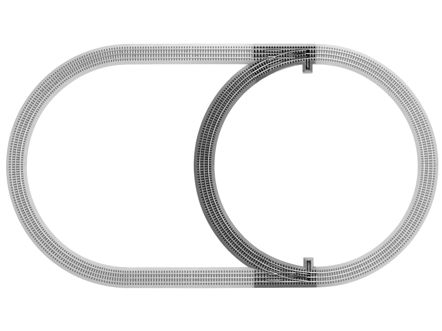 Lionel 612028 O-36 FasTrack Inner Passing Loop Track Pack