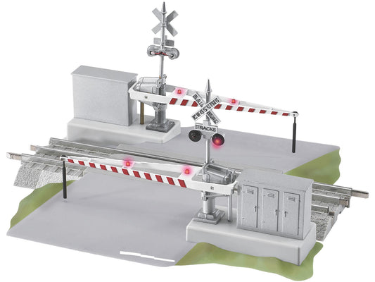 Lionel 612062 O FasTrack Grade Crossing with Gates and Flashers