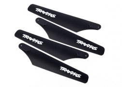 Traxxas 6316 Rotor blade set, upper & lower (black) (4)