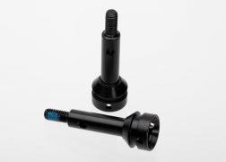 Traxxas 6453 Stub axle, rear, 6mm (steel-splined constant-velocity driveshaft) (2)