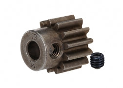 Traxxas 6486X Gear, 13-T pinion ( 1.0 metric pitch) (fits 5mm shaft)/ set screw (compatible with steel spur gears)