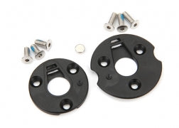 Traxxas 6538 Telemetry trigger magnet holders, spur gear/ magnet, 5x2mm (1)/ 3x8mm CCS (3)/ 3x10mm CCS (3)