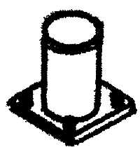 Details West 276 HO Radio Antenna -- "Can" Type (2)