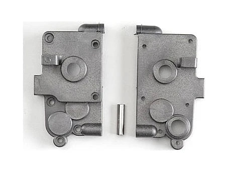 Traxxas 3191 *DISC* Gearbox halves (l&amp;r) w/ idler gear shaft