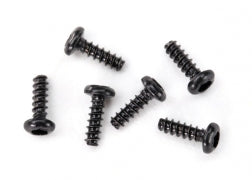 Traxxas 6644 Screws, 1.6x5mm button-head, self-tapping (hex drive) (6)