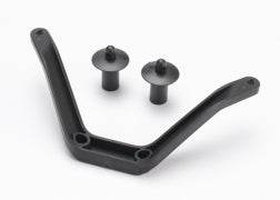 Traxxas 6715 Body mount (1)/ body mount post (2) (front)