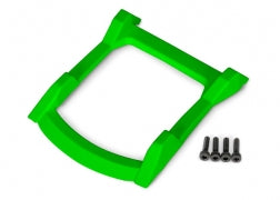 Traxxas 6728G Skid plate, roof ( body) ( green)/ 3x12 CS (4)