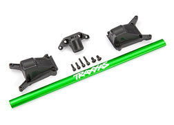 Traxxas 6730G Chassis brace kit, green (fits Rustler® 4X4 or Slash 4X4 models equipped with Low-CG chassis)