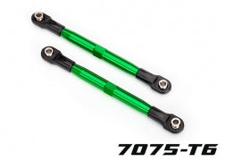 Traxxas 6742G Toe links ( TUBES green-anodized, 7075-T6 aluminum, stronger than titanium) ( 87mm) (2)/ rod ends (4)/ aluminum wrench (1)