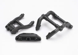 Traxxas 6777 Wheelie Bar Mounts with Rear Skid Plate