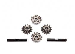 Traxxas 6783 Gear set, center differential (output gears (2)/ spider gears (4)/ spider gear shaft (2))