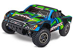 Traxxas 68277-4-GRN Slash® 4X4 Ultimate: 1/10 Scale 4WD Brushless Short Course Truck with TQi & TSM® Green