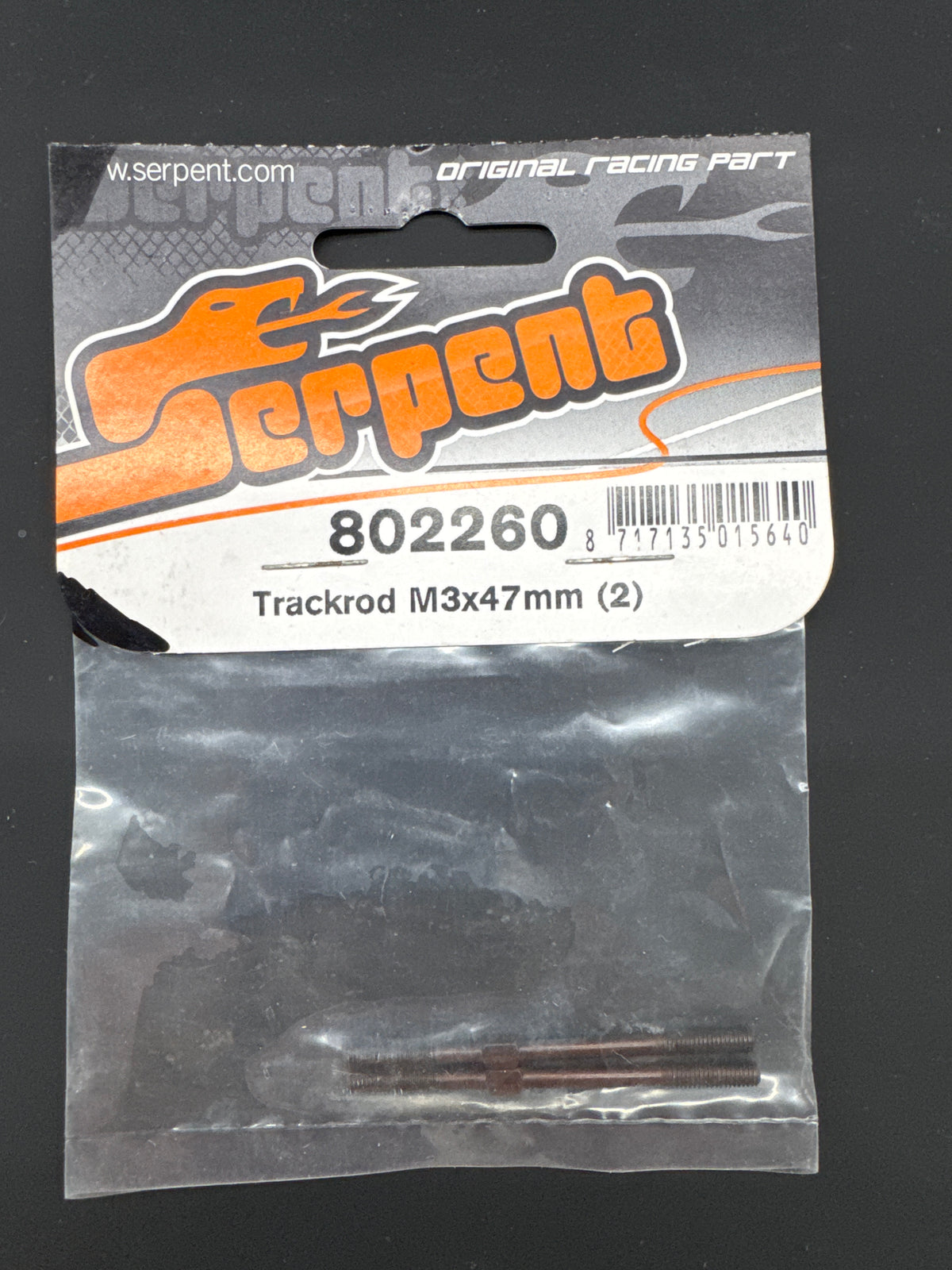 Serpent 802260 47mm Steering Turnbuckle Set (2)