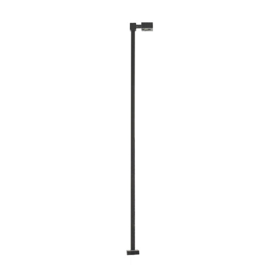Atlas 70000207 HO scale Single-Arm Square LED Light 3-Pack -- Black (warm white LED)