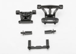 Traxxas 7015 Body mounts, front & rear/ body mount posts, front & rear